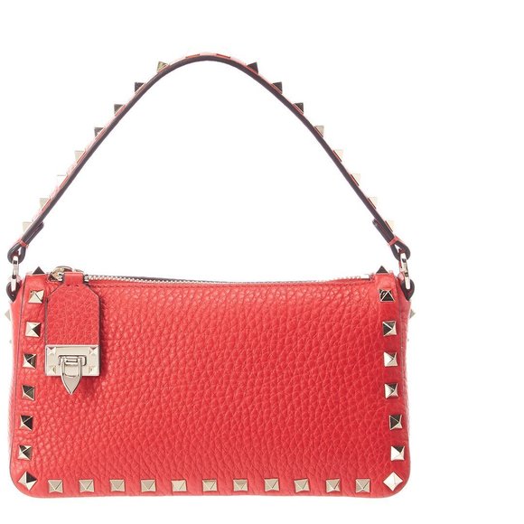 Valentino Handbags - Valentino Rockstud Small Grainy Leather Crossbody